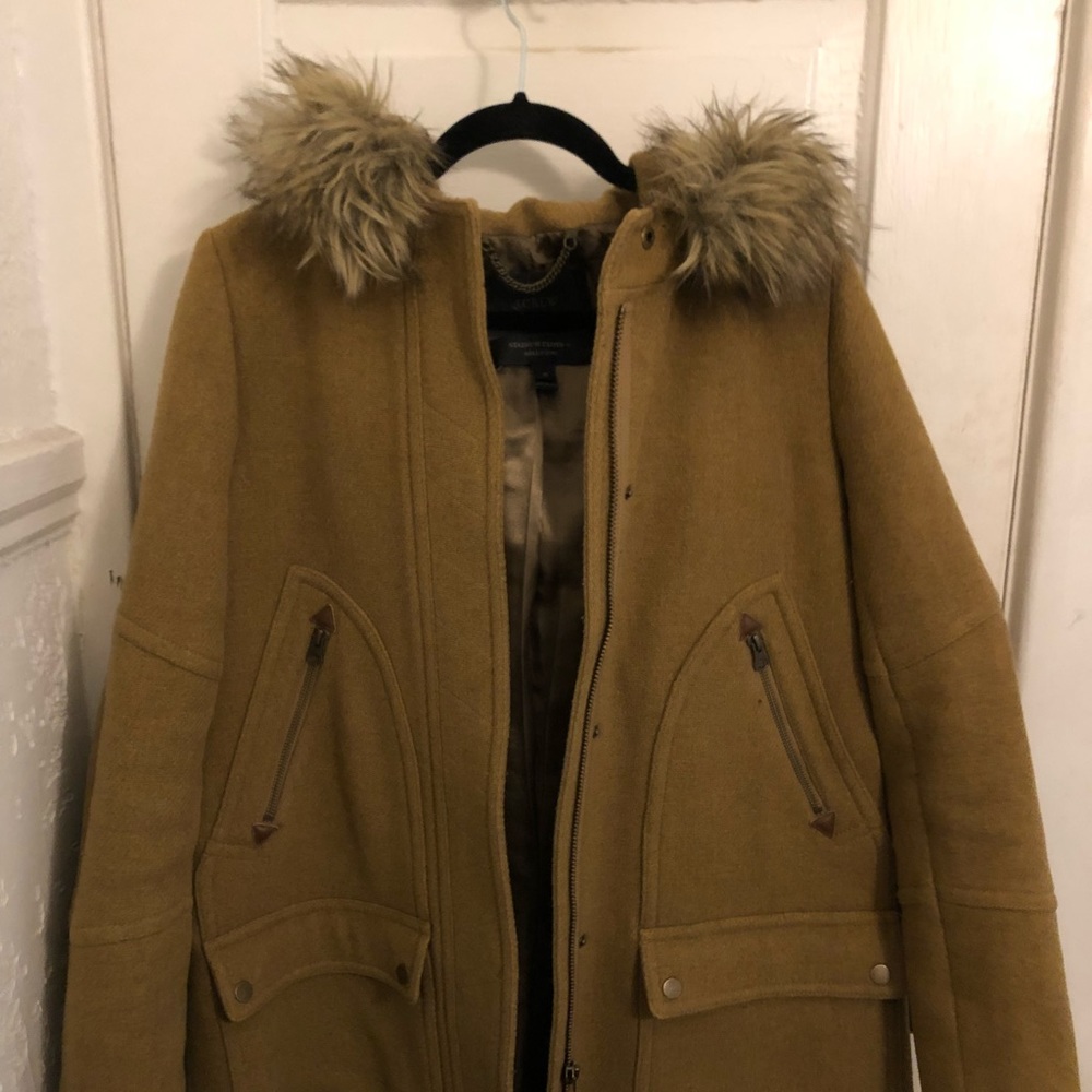 J. Crew Chateau parka in camel size 10